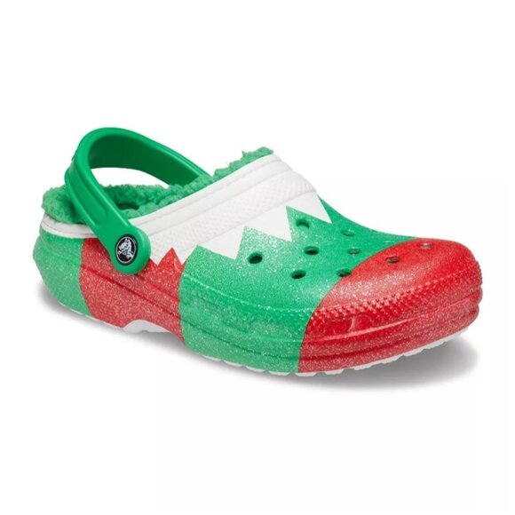 Crocs Classic Elf Faux Fur Lined Clogs Holiday Christmas Glitter Mens 13 /Wmn14 main image 11